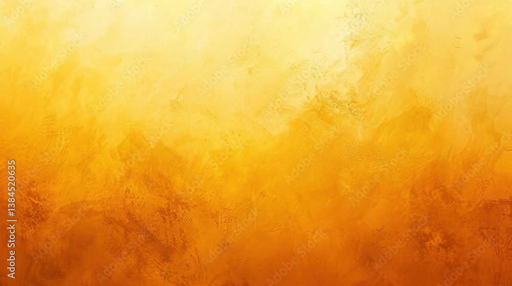 Poster smooth gradient of warm honey tones creates soothing and inviting background, perfect for various de