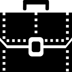 Briefcase Icon with Transparent Background &ndash; Business Bag Illustration