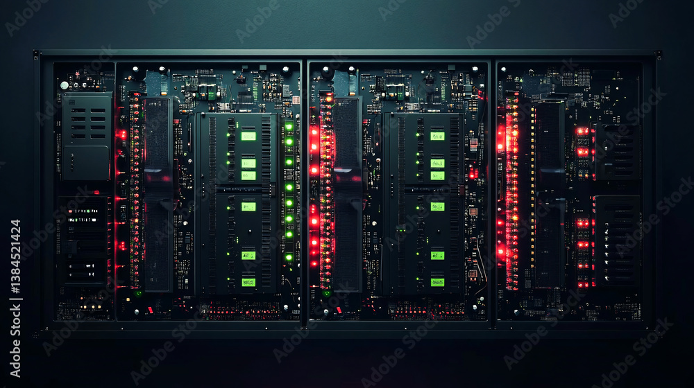 Poster computer system technology that provides online network services. processor, software services, appl