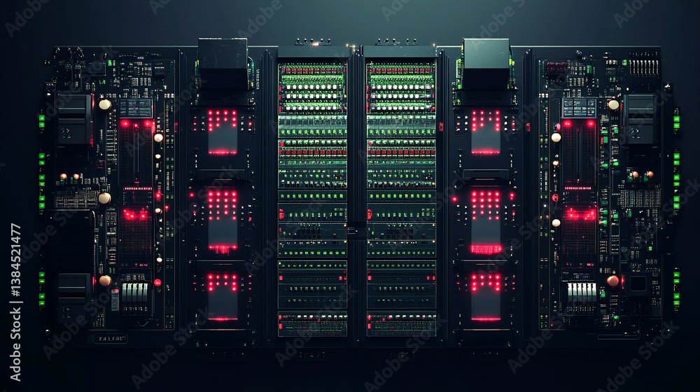 Poster computer system technology that provides online network services. processor, software services, appl