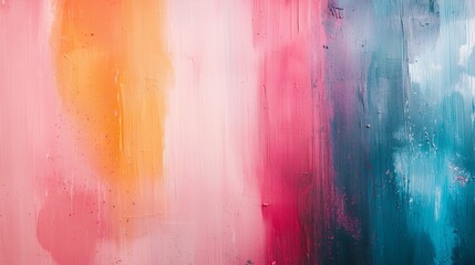 a painting of a multicolored painting with a white background