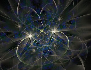 Imaginatory fractal abstract background Image