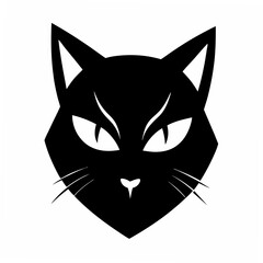 black cat face