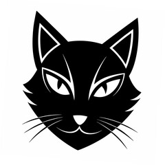 black cat face