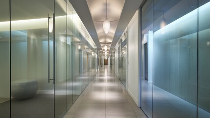  Sleek Contemporary Office Hallway