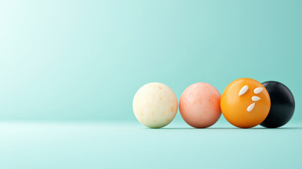 Delight in these plant based recipes featuring round, smooth, and textured spheres that showcase variety of flavors and ingredients