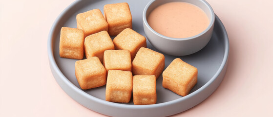 Delicious plant based recipes feature these crispy snacks served with creamy dip that enhances their delightful taste