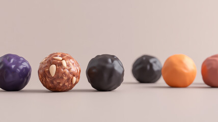 Delicious plant based recipes feature these unique energy balls made from nuts and seeds, perfect for healthy snack