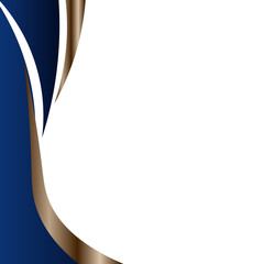 Elegant Gold Curve Border