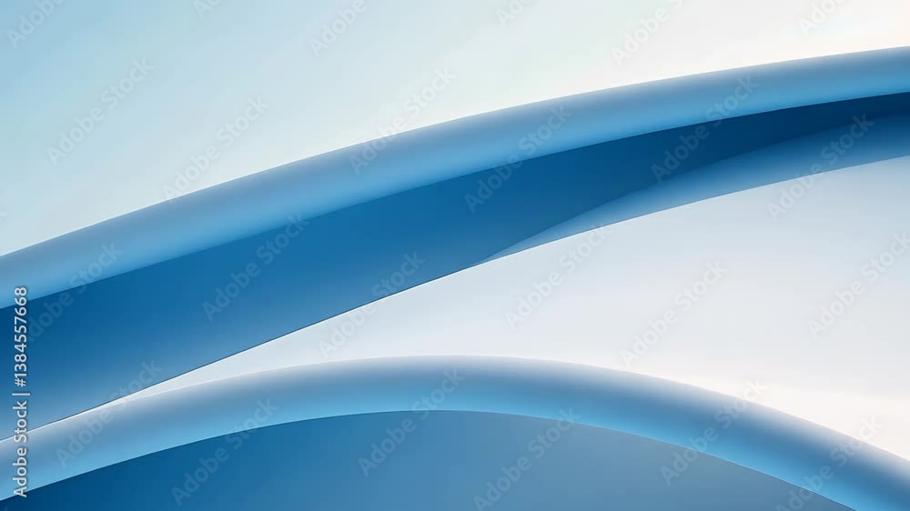 Poster abstract blue gradient background with smooth wavy lines and modern design for presentation
