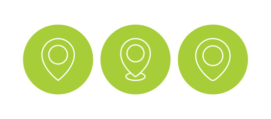 Set location pin circles