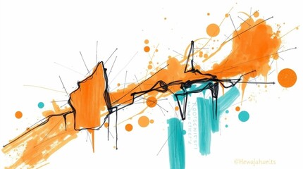 abstract watercolor background vector illustration of an abstract background