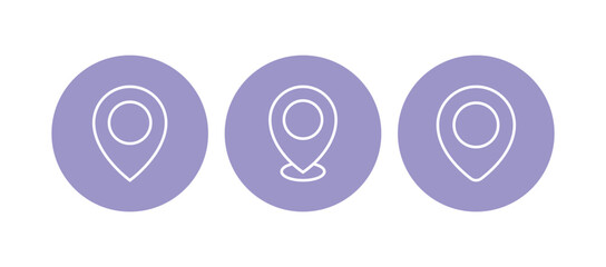 Set location pin circles