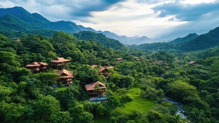 An untouched, ecofriendly jungle full of life
