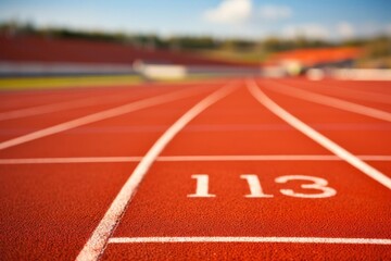 Running Track with Athletics, Race, Stadium, and Sport.