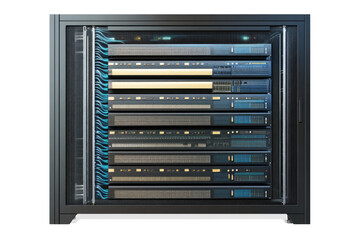 Server Rack Solutions on transparent background