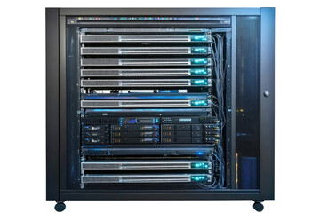 Server Rack Solutions on transparent background