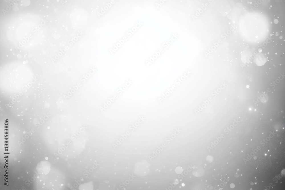 Poster abstract grayscale bokeh background