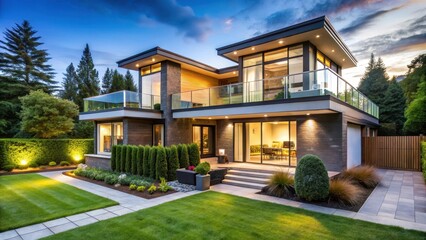 Modern Luxury House in Vancouver with Private Garden