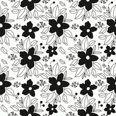Elegant floral pattern in small white flower. Liberty style. Floral seamless background for fashion prints. Ditsy print. 