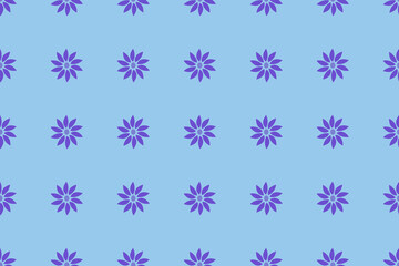 Flower pattern design. Background and card design.