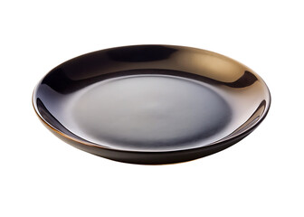 empty plate on white background