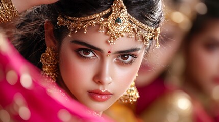 Indian bride portrait