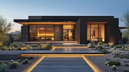 Modern Desert Home Exterior