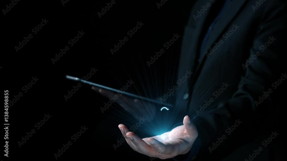 Aufkleber business person discover the future of cloud computing with latest insights and elevate business by 