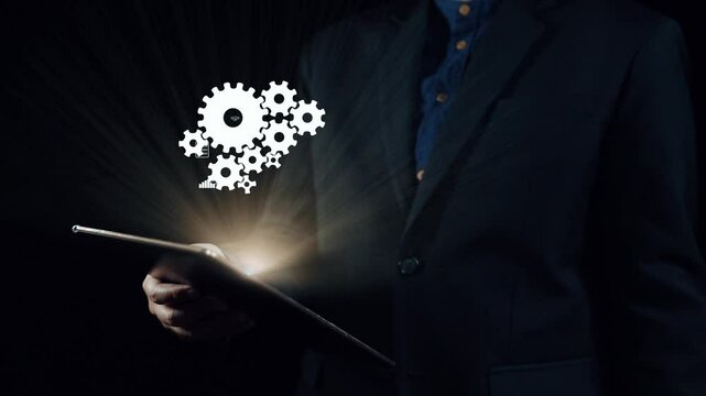 Business person fosters teamwork and collaboration, enhancing team function and productivity. Elevating teamwork through strategic collaboration and shared goals. UUID