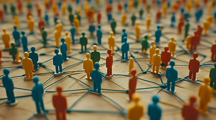 Global Network Connection People.