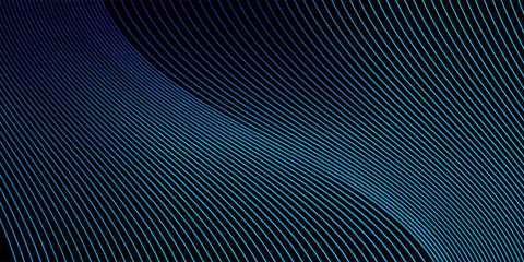 Vector Illustration of the gradient blue pattern of lines abstract background. EPS