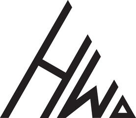 HW Triangle shape logo.eps