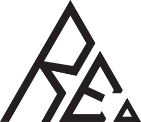 RE Triangle shape logo.eps