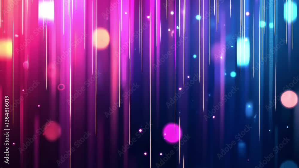 Poster abstract background featuring vibrant lights in various colors creating a dynamic visual effect, abs