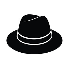 black hat vector illustration