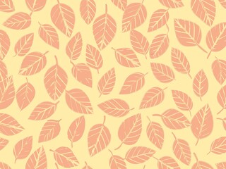seamless pattern with flowers and leaves, floral pattern for textile design and digital papers, seamless background with leaves