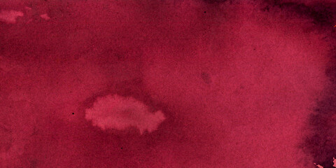 Watercolor burgundy red background - shiraz wine colored stain on natural paper texture for winery banner, vineyard poster, bar or shop flyer, wine label design © Design Couple