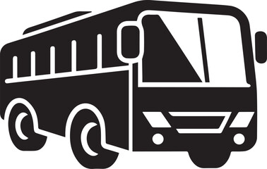 City bus silhouette
