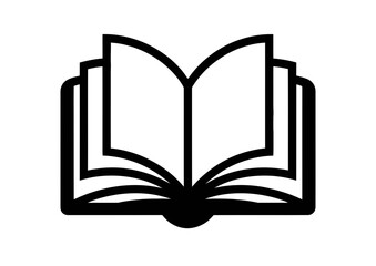 Illustration of an open book with multiple pages shown