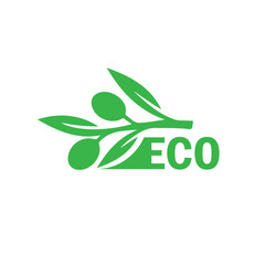Eco Leaf Logo Design, Eco logo design, Eco design, Logo design template