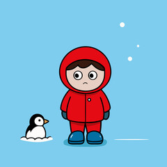 santa claus and snowman