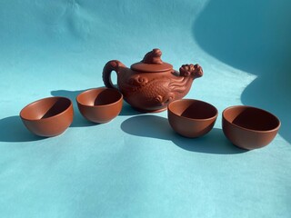 Delicate Harmony in Tea Ceremony Tableware