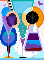 Cocktail Party Poster Design