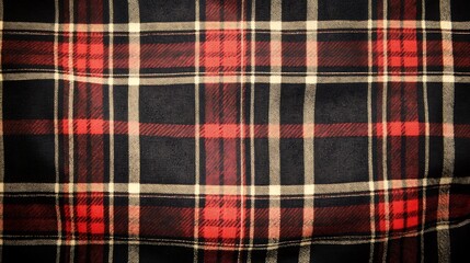 Seamless Tartan Fabric Texture Pattern for Authentic Scottish Design Inspiration