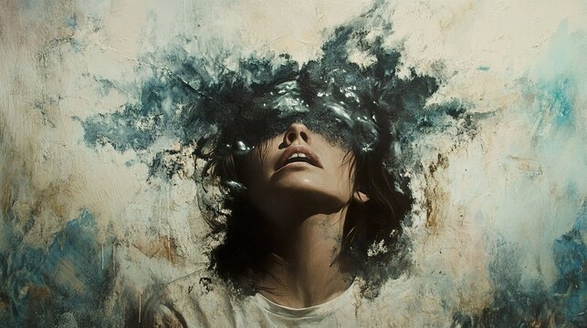 Abstract Female Portrait: Enigma of the Soul