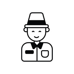 Explorer  icon isolated on a white background. Vector illustration.