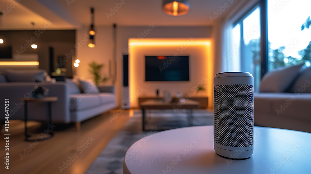 Poster an ai powered voice controlled personal assistant, scheduling appointments, sending messages