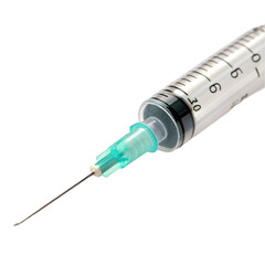 Medical Syringe Image isolated on transparent background