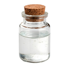 Glass Bottle, Cork, Liquid, Clear isolated on transparent background